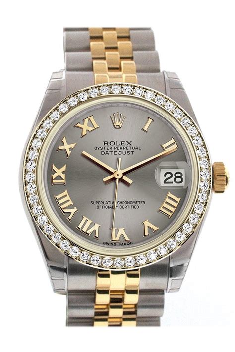 178383 rolex|ladies datejust Rolex diamond bezel.